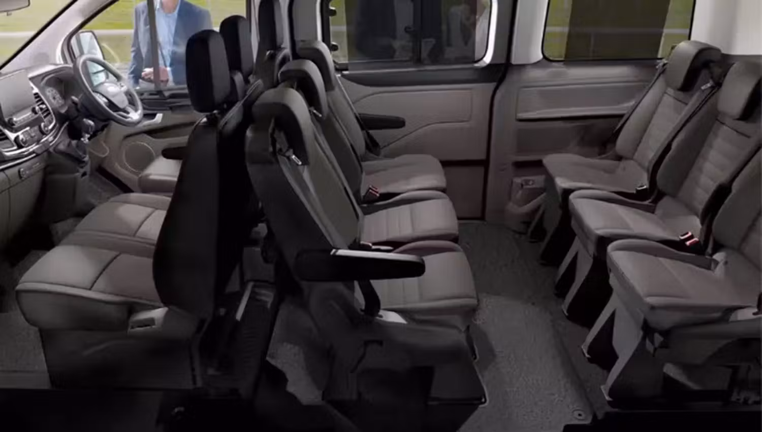Ford Tourneo Custom – przestrzeń bagażowa (miejsce na zdjęcie)